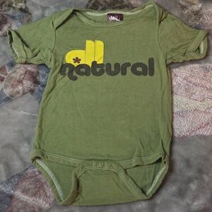 Natural Kids Green Bodysuit